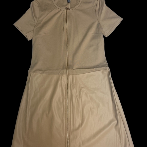 Ellen Tracy Zip Front Sheath Dress - Picture 7 of 10